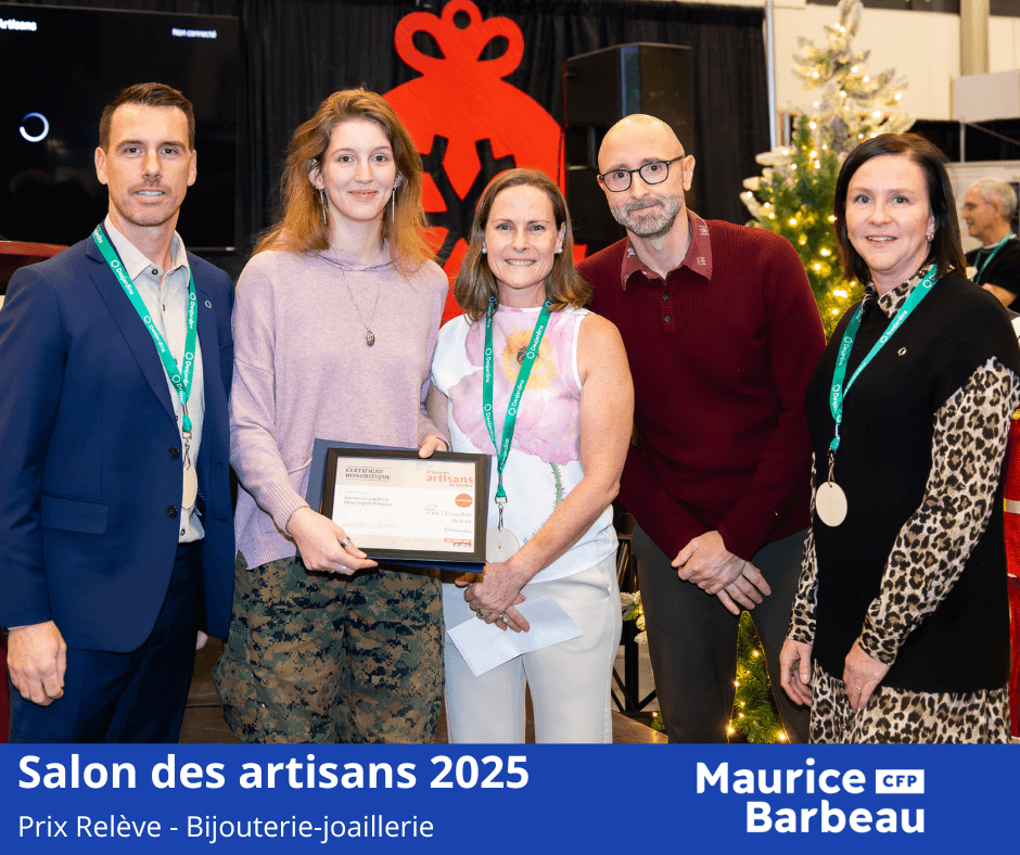 Prix de la relève Bijouterie-joaillerie, Salon des artisans 2025