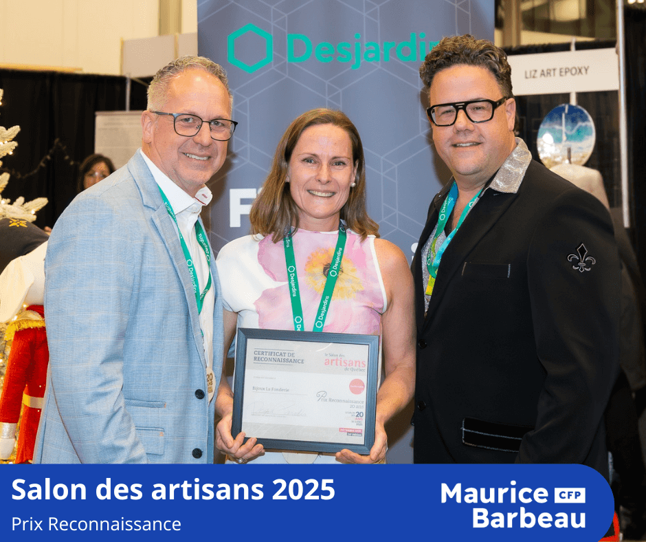 Salon des artisans 2025 - Prix reconnaissance